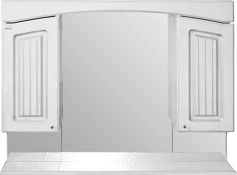 Зеркало-шкаф Mixline Крит 105 патина серебро