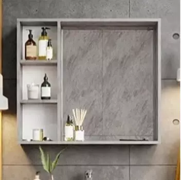 Зеркало-шкаф Onika Девис 80 бетон чикаго, универсальный