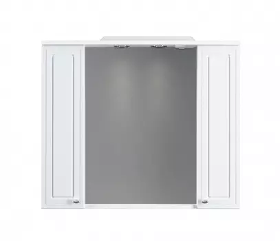 Зеркало-шкаф RedBlu by Damixa Palace One 85 с подсветкой, белый