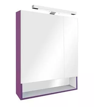 Зеркало-шкаф Roca Gap 80 фиолетовый, с подсветкой