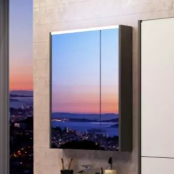 Зеркало-шкаф Roca Ronda 60 белый глянец/антрацит