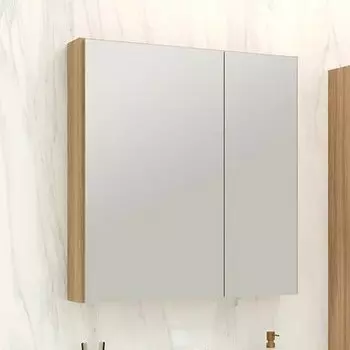 Зеркало-шкаф Runo Дублин 70, дуб