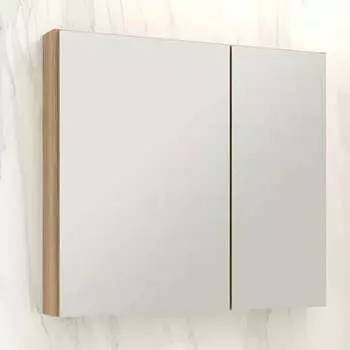 Зеркало-шкаф Runo Дублин 80, дуб