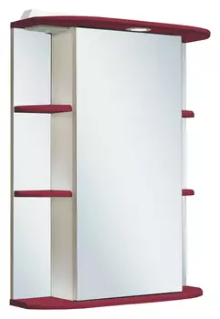 Зеркало-шкаф Runo Гиро 55 красный