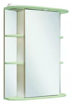 Зеркало-шкаф Runo Гиро 55 салатовый