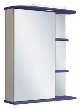 Зеркало-шкаф Runo Магнолия 60 синий