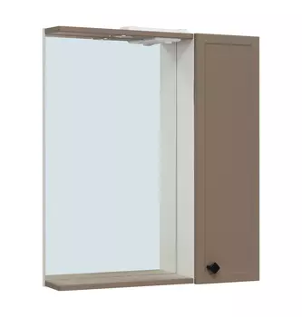 Зеркало-шкаф Runo Римини 75 бежевый