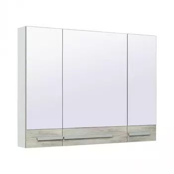 Зеркало-шкаф Runo Вудлайн 100 скандинавский дуб