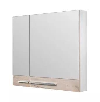 Зеркало-шкаф Runo Вудлайн 85 крафтовый дуб