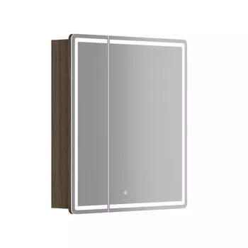 Зеркало-шкаф Sancos Mirror 70 с подсветкой, дуб чарльстон