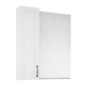 Зеркало-шкаф Sanflor Глория 65 L белый