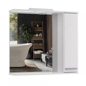 Зеркало-шкаф SanStar Аура 80 с подсветкой