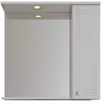 Зеркало-шкаф SanStar Июнь 70 П, 1/дв, белый