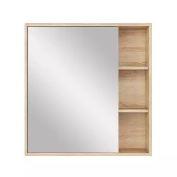 Зеркало-шкаф SanStar Тоскана 70 дуб сонома светлый