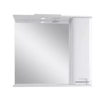 Зеркало-шкаф SanStar Уника 80 с подсветкой