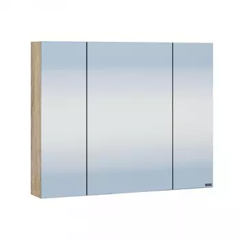 Зеркало-шкаф СанТа Марс 80 янтарное дерево