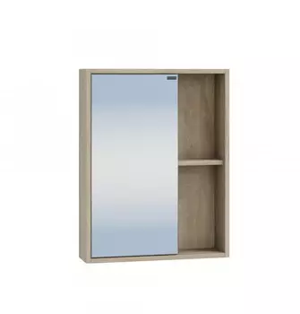 Зеркало-шкаф СанТа Прима 50 дуб светлый