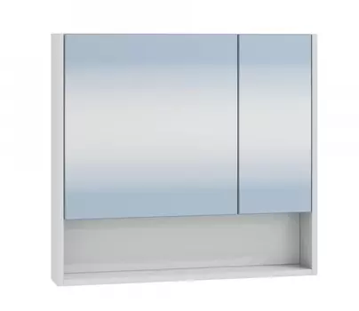 Зеркало-шкаф СаНта Сити 70 белый
