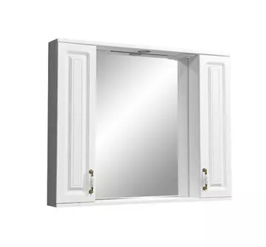 Зеркало-шкаф Stella Polar Кармела 105/С ольха белая