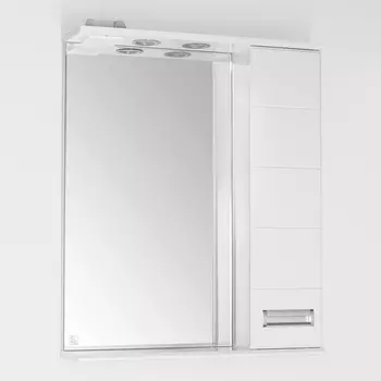 Зеркало-шкаф Style Line Ирис 65/С белый