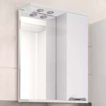 Зеркало-шкаф Style Line Жасмин 65/С белый