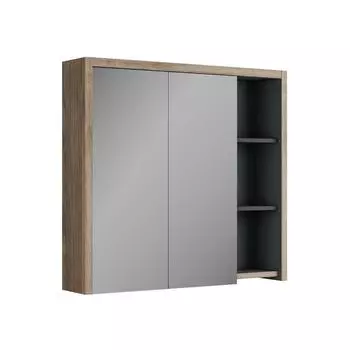 Зеркало-шкаф Veneciana Olona 80 дуб сонома/графит