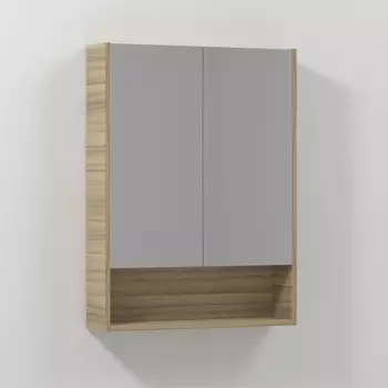 Зеркало-шкаф Vod-Ok Грейс 60 кокоболо натуральный