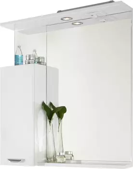 Зеркало-шкаф Vod-Ok Марко 75 L, белый