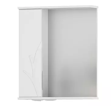 Зеркало-шкаф Volna Adel 60 L с подсветкой, белый