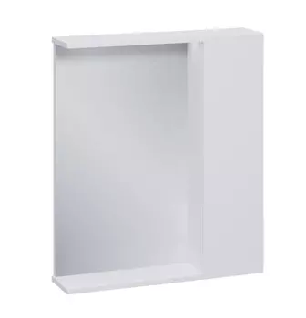 Зеркало-шкаф Volna Lake 60 R с подсветкой, белый