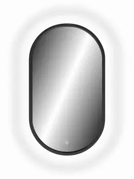 Зеркало Taliente Zled 45х80 с LED-подсветкой, черный