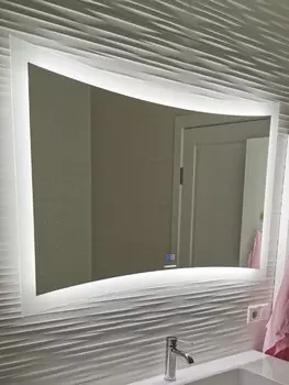 Зеркало Veneciana Tevere 100х70 с подсветкой, с подогревом