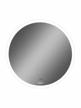 Зеркало Viant Мюнхен D60 с LED-подсветкой, белый