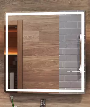 Зеркало Vigo Geometry Classic 70 с подсветкой, бесконтактное включение (на взмах)