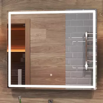 Зеркало Vigo Geometry Classic 80 с подсветкой и сенсорным выключателем