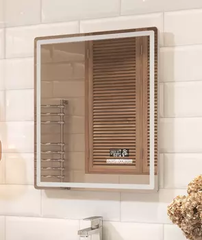 Зеркало Vigo Geometry Media Voice 60 с подсветкой и сенсорным выключателем