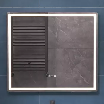 Зеркало Vigo Geometry Step 80х70 с подсветкой, датчик присутствия, функция антизапотевания