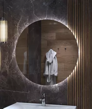 Зеркало Vigo Otti Comfort D80 с подсветкой, бесконтактное включение (на взмах), функция антизапотевания