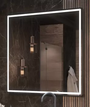 Зеркало Vigo Roberta Comfort 100 с подсветкой, бесконтактное включение (на взмах), функция антизапотевания