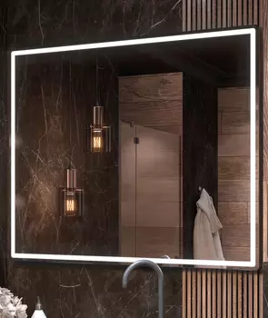 Зеркало Vigo Roberta Comfort 120 с подсветкой, бесконтактное включение (на взмах), функция антизапотевания