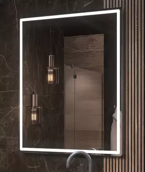 Зеркало Vigo Roberta Comfort 80 с подсветкой, бесконтактное включение (на взмах), функция антизапотевания