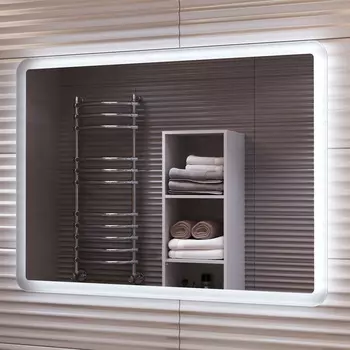 Зеркало Vigo Wing Comfort 80 с подсветкой, бесконтактное включение (на взмах), функция антизапотевания