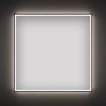 Зеркало Wellsee 172200450 черное матовое