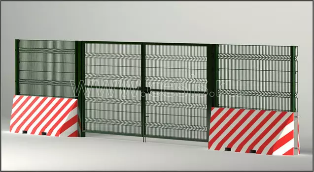 Быстроустанавливаемое сигнальное заграждение Заслон ЦеСИС