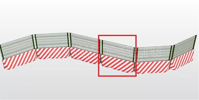 Быстроустанавливаемое сигнальное заграждение Заслон ЦеСИС
