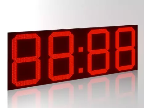 Фасадные уличные часы РусИмпульс