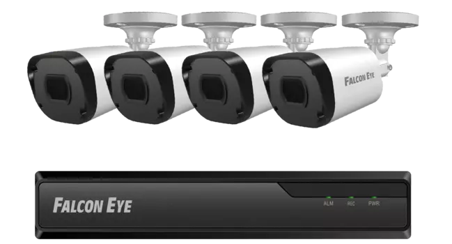 Комплекты систем видеонаблюдения Falcon Eye