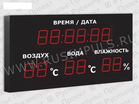 Метеотабло для бассейна РусИмпульс