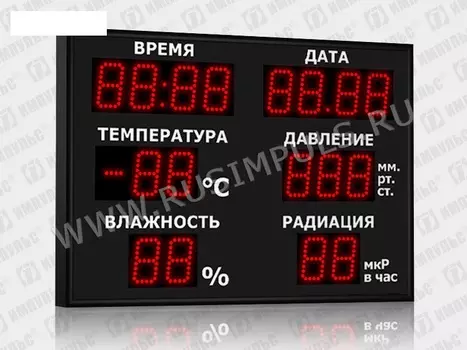 Метеотабло уличное РусИмпульс