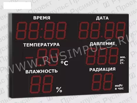 Метеотабло уличное РусИмпульс